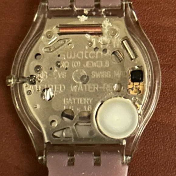 SWATCH Watch Ultra Thin Scarce Purple Watch SFK365 No Battery With Box - Picture 3 of 5
